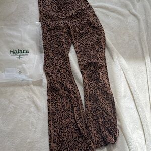 HALARA Leopard Print Leggings - Brown